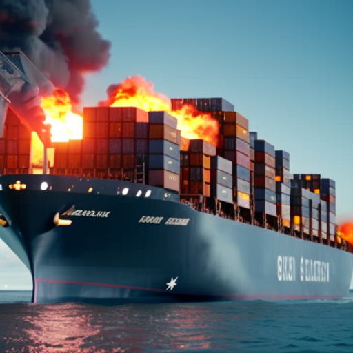 Deadly cargo ship fire still burning on vessel carrying 500 electric vehicles in North Sea