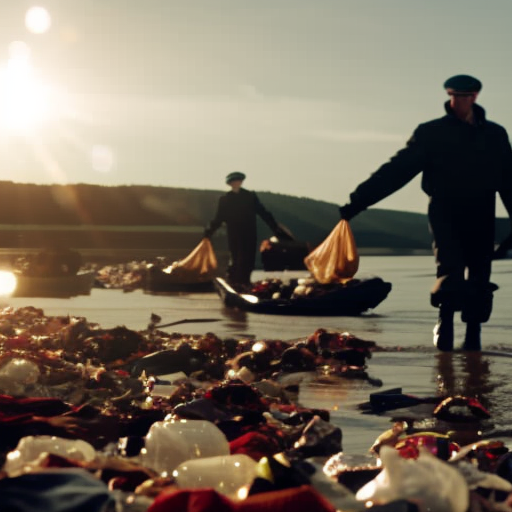 Volunteers head off plastic waste crisis by removing tons of rubbish from Hungarian river