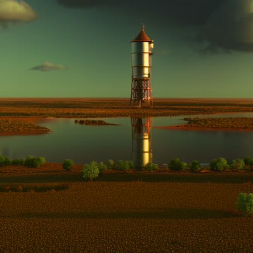 DeForest's first water tower