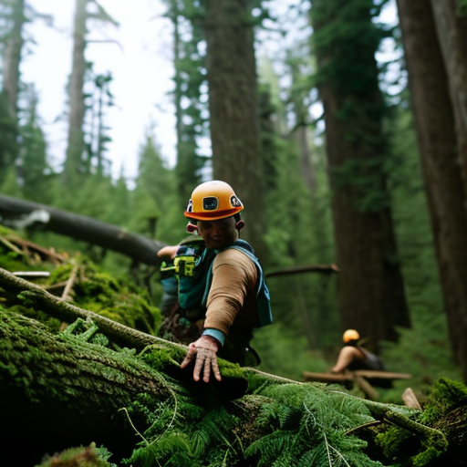 Southern Oregon tree sitters protest old-growth logging from 100 feet above the forest floor
